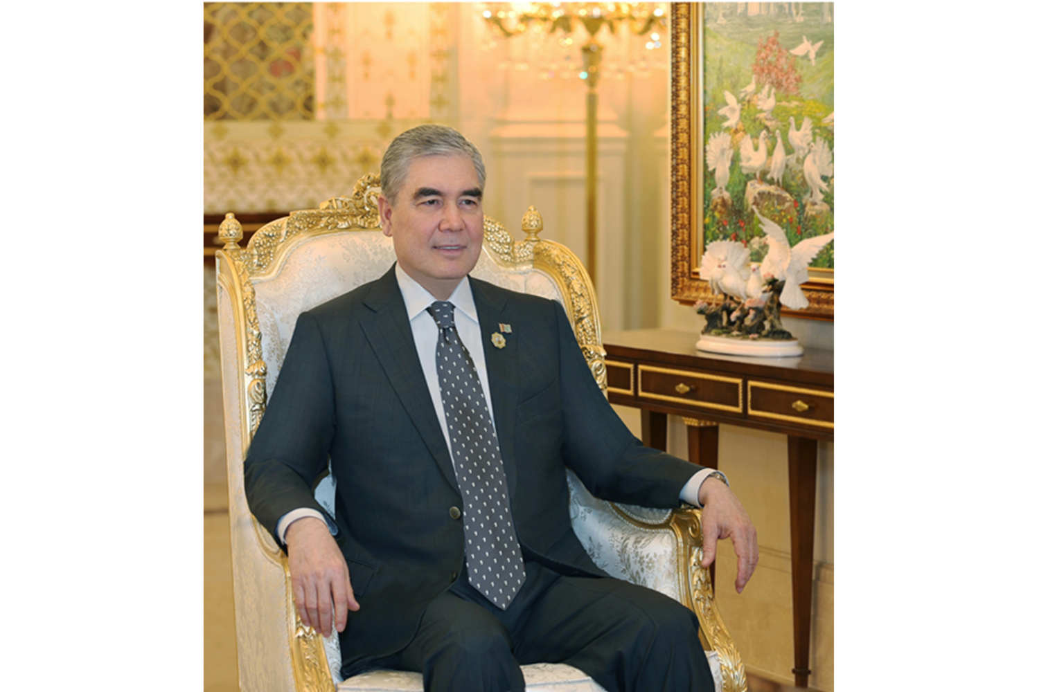 Gahryman Arkadagymyz Ahmet Çalyk bilen duşuşdy