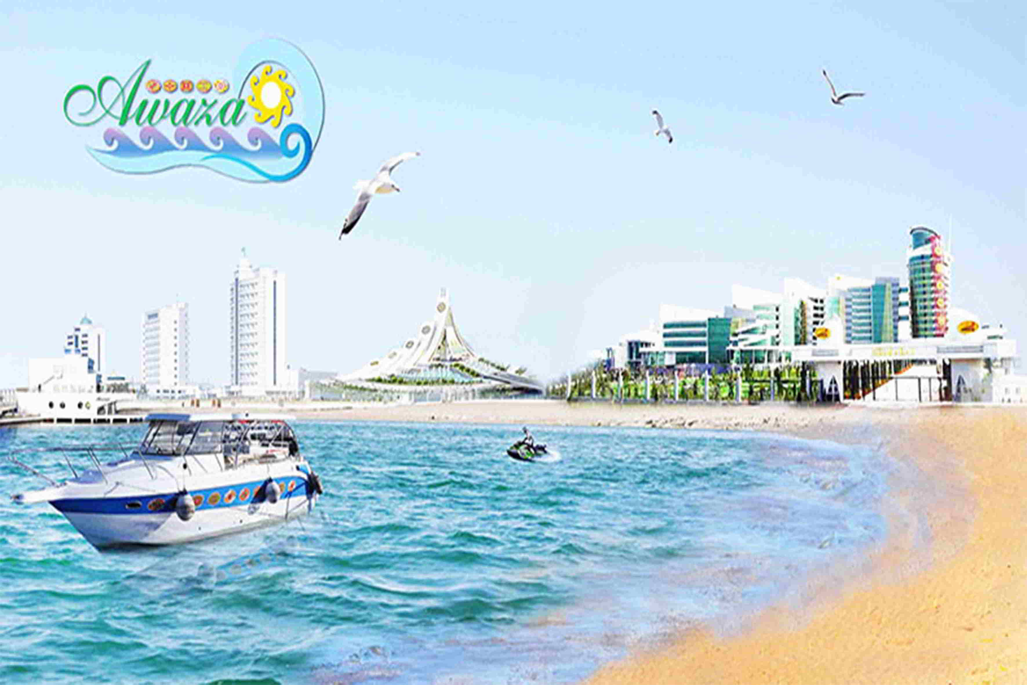 Gahryman Arkadagymyz Awazada welosipedli gezelenç etdi