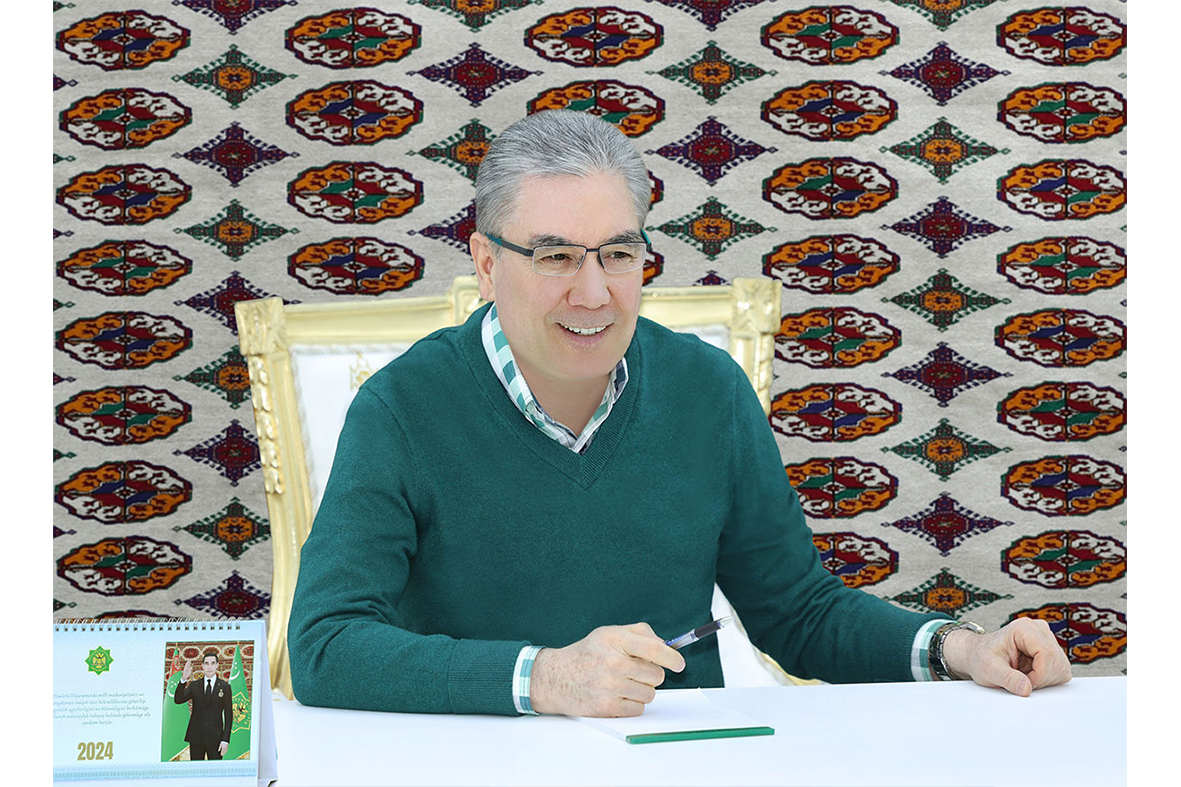 Gahryman Arkadagymyz Halkara onkologiýa ylmy-kliniki merkeziniň gurluşygynyň barşy bilen tanyşdy