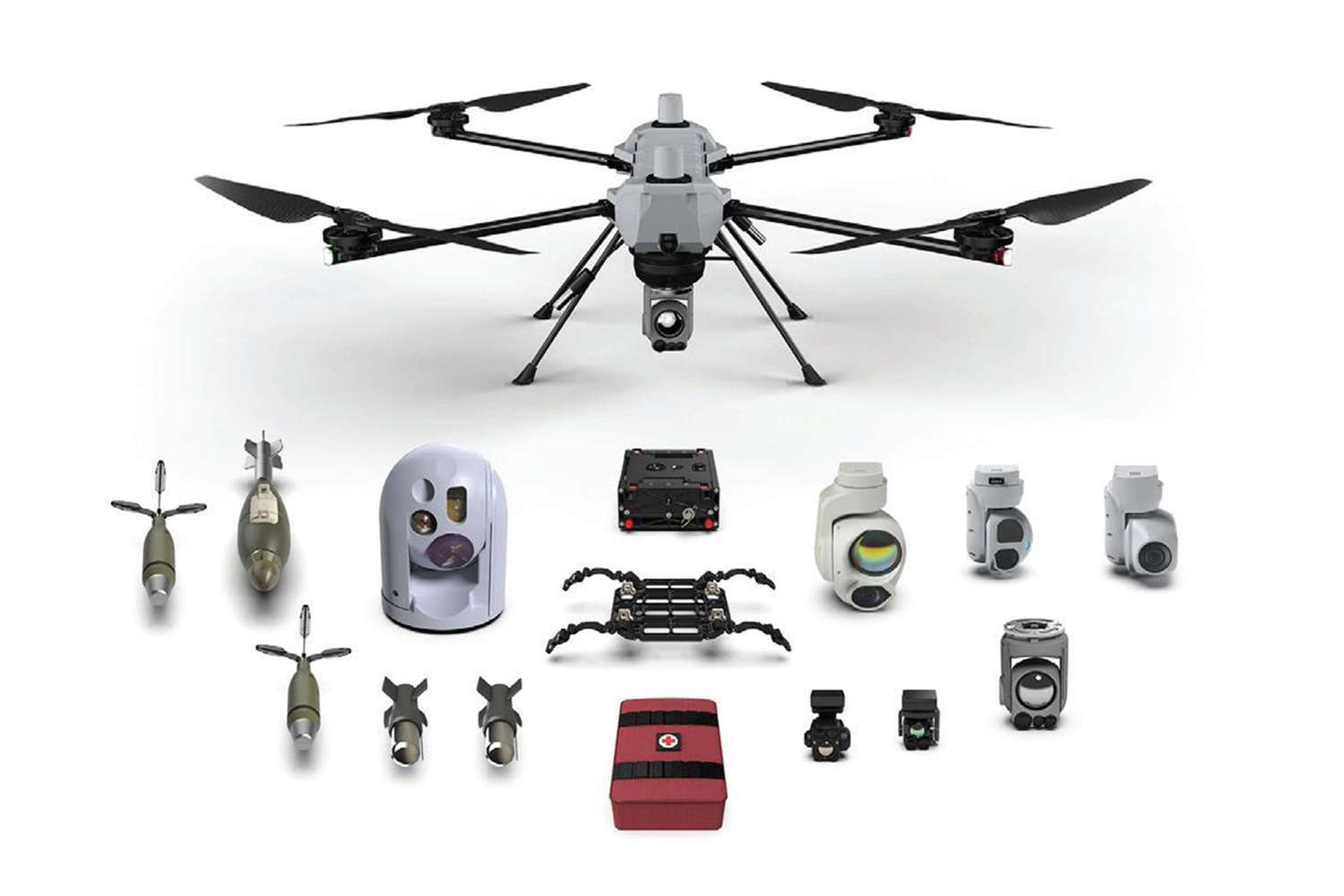 Giň mümkinçilikli uçarmansyz uçýan enjam