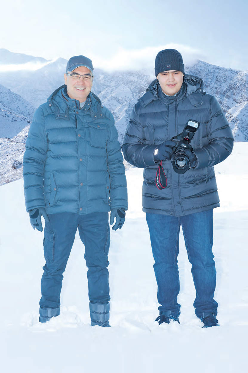 Hormatly Prezidentimiz agtygy bilen garda gezelenç etdi