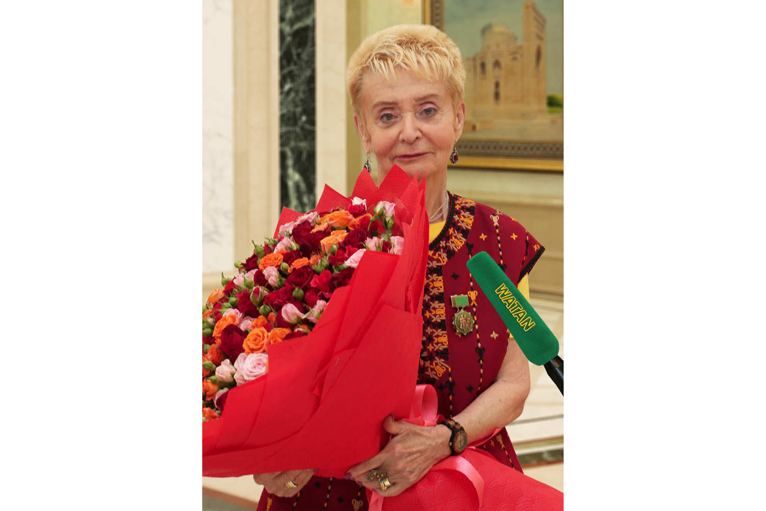 Hormatly Prezidentimiz hanym Neda Bergeri kabul etdi