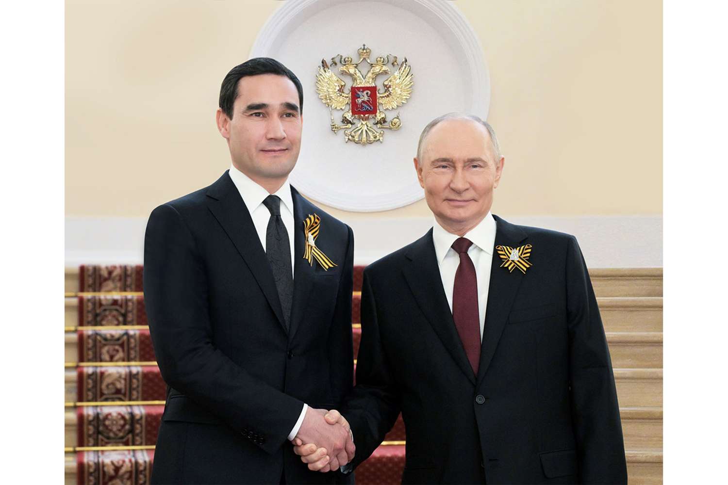 Hormatly Prezidentimiz Moskwada geçirilen dabaralara gatnaşdy