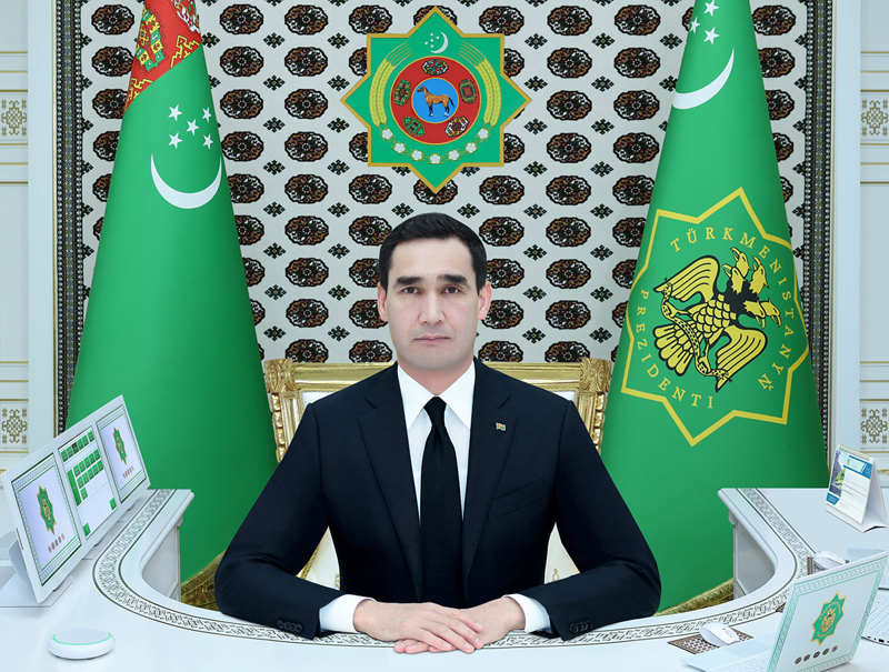 Hormatly Prezidentimiz sanly ulgam arkaly iş maslahatyny geçirdi