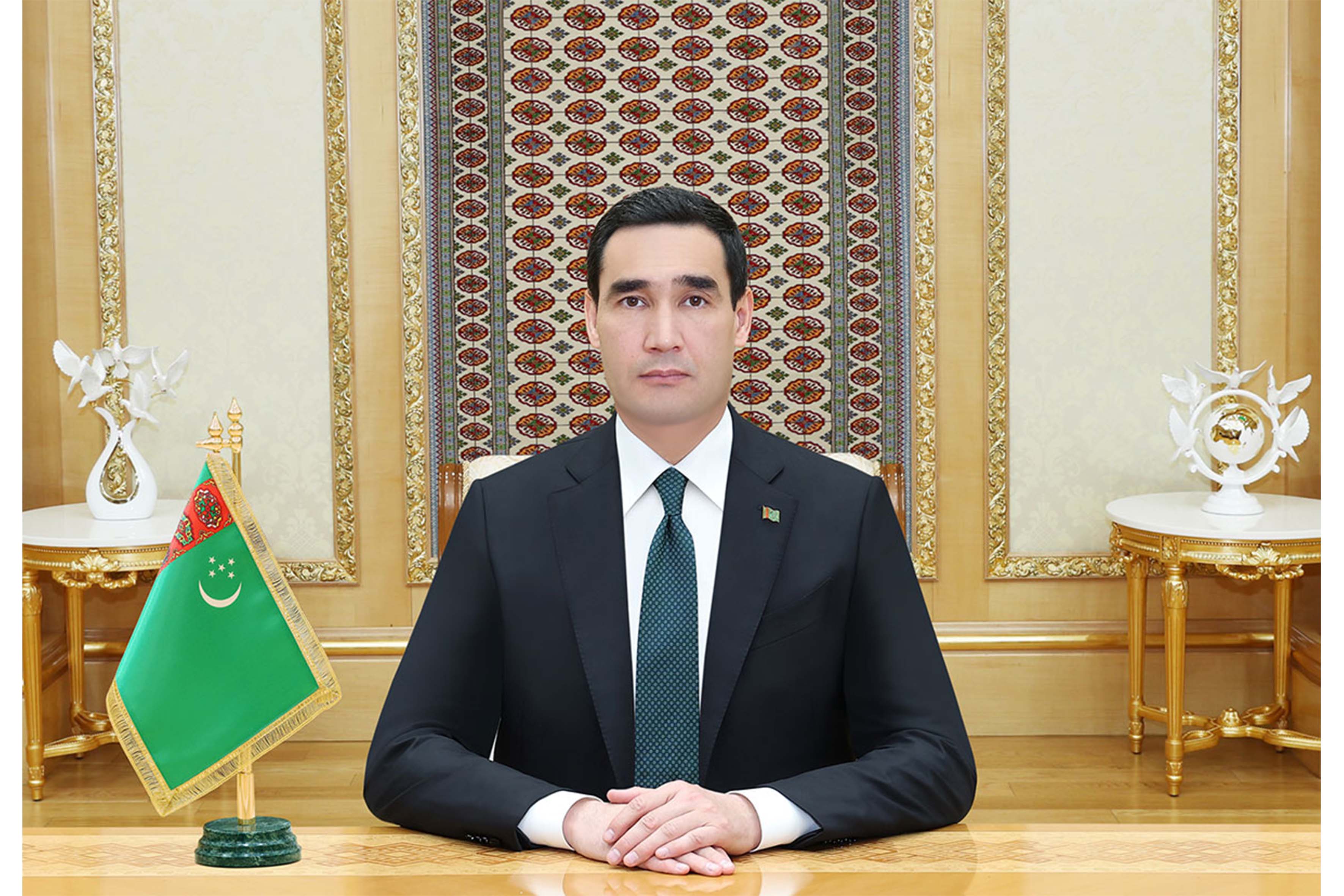 Hormatly Prezidentimiz Saýed Ýusuf Raza Gilanini kabul etdi