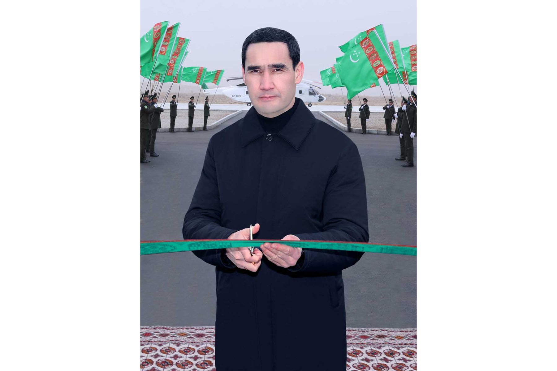 Türkmenistanyň Ýaragly Güýçleriniň harby bölümleriň täze binalar we desgalar toplumy dabaraly açyldy