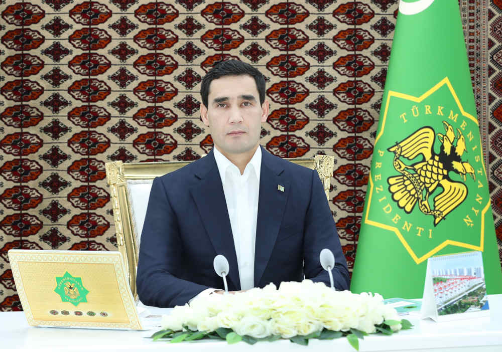 Hormatly Prezidentimiz Serdar Berdimuhamedow Ministrler Kabinetiniň göçme mejlisini geçirdi