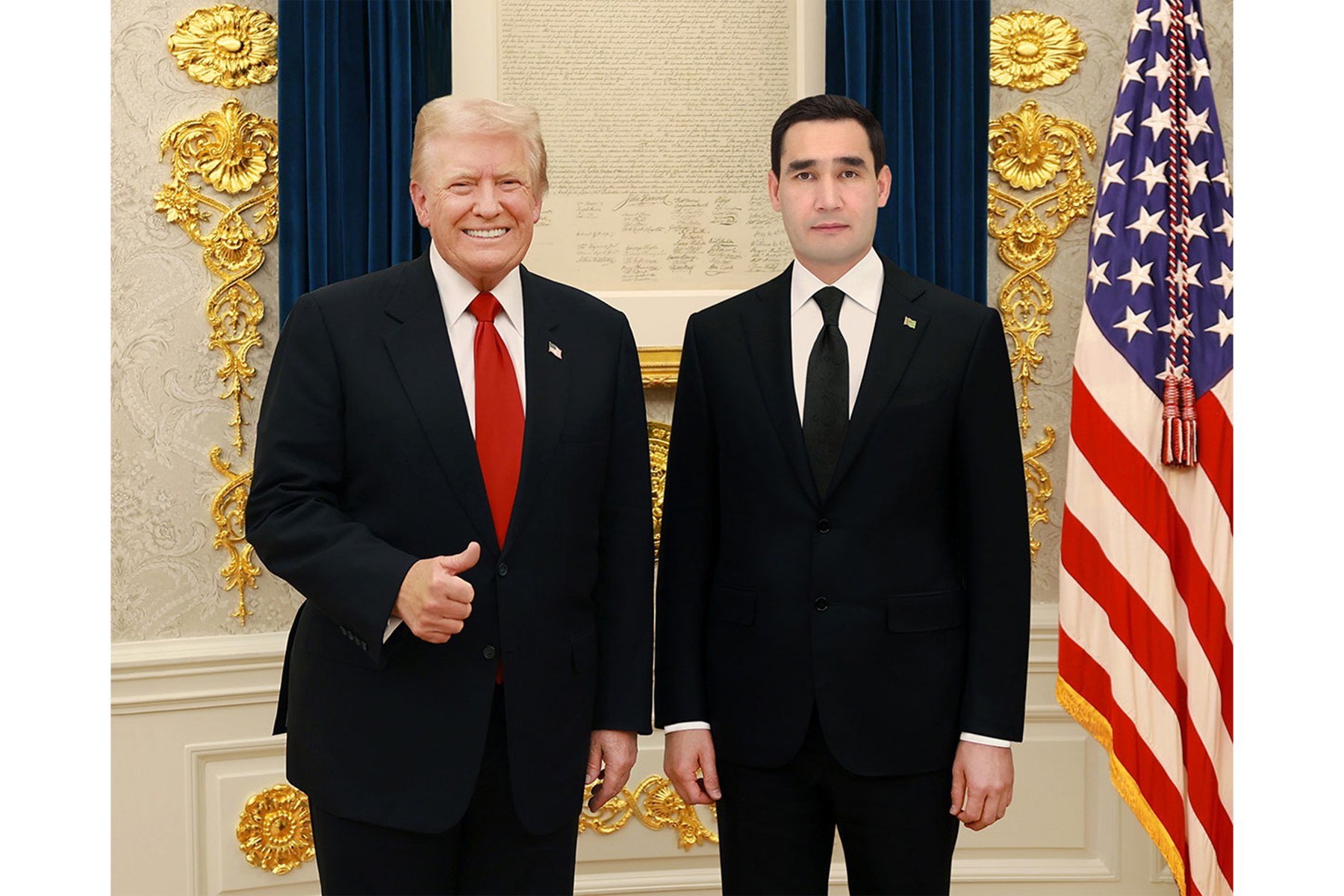 Hormatly Prezidentimiz Serdar Berdimuhamedowyň Amerikanyň Birleşen Ştatlaryna iş sapary tamamlandy