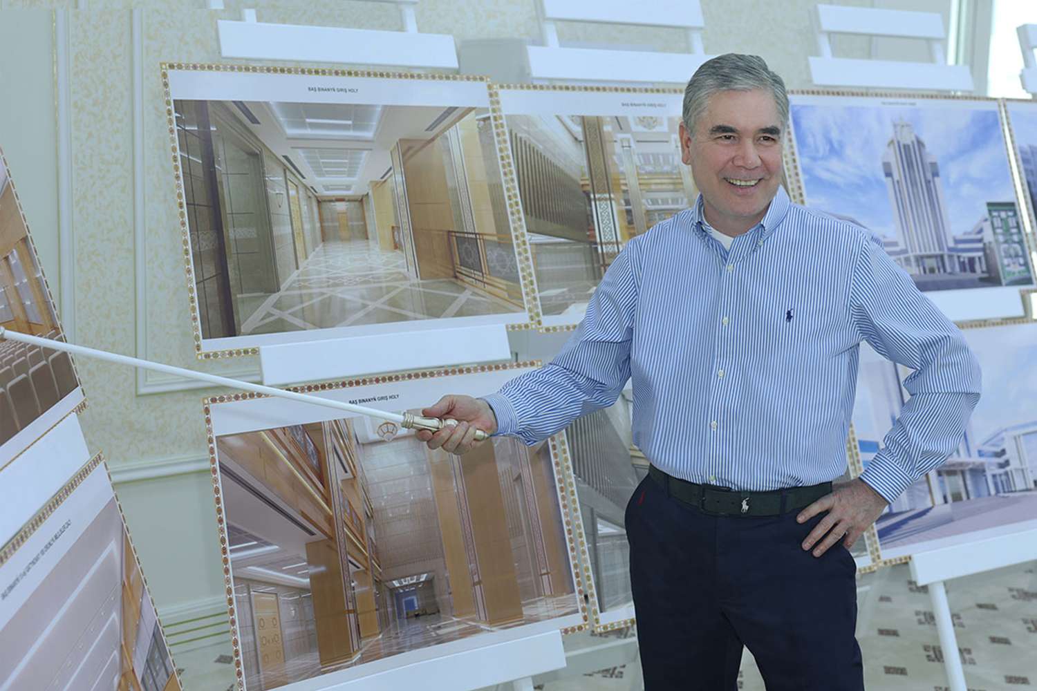 Milli Liderimiz paýtagtymyzdaky gurluşyk işleriniň barşy bilen tanyşdy