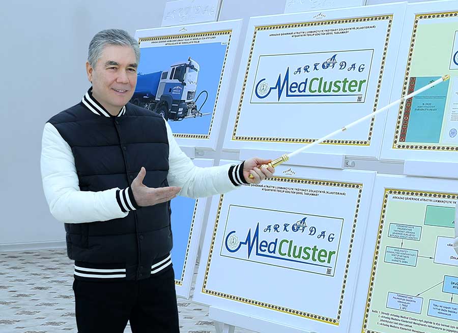 Milli Liderimiziň Arkadag şäherine iş sapary