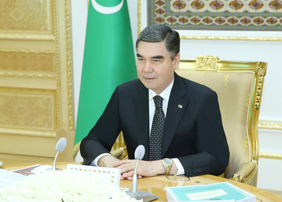 “Oguzhan” köşkler toplumynda Türkmenistanyň Ministrler Kabinetiniň mejlisi