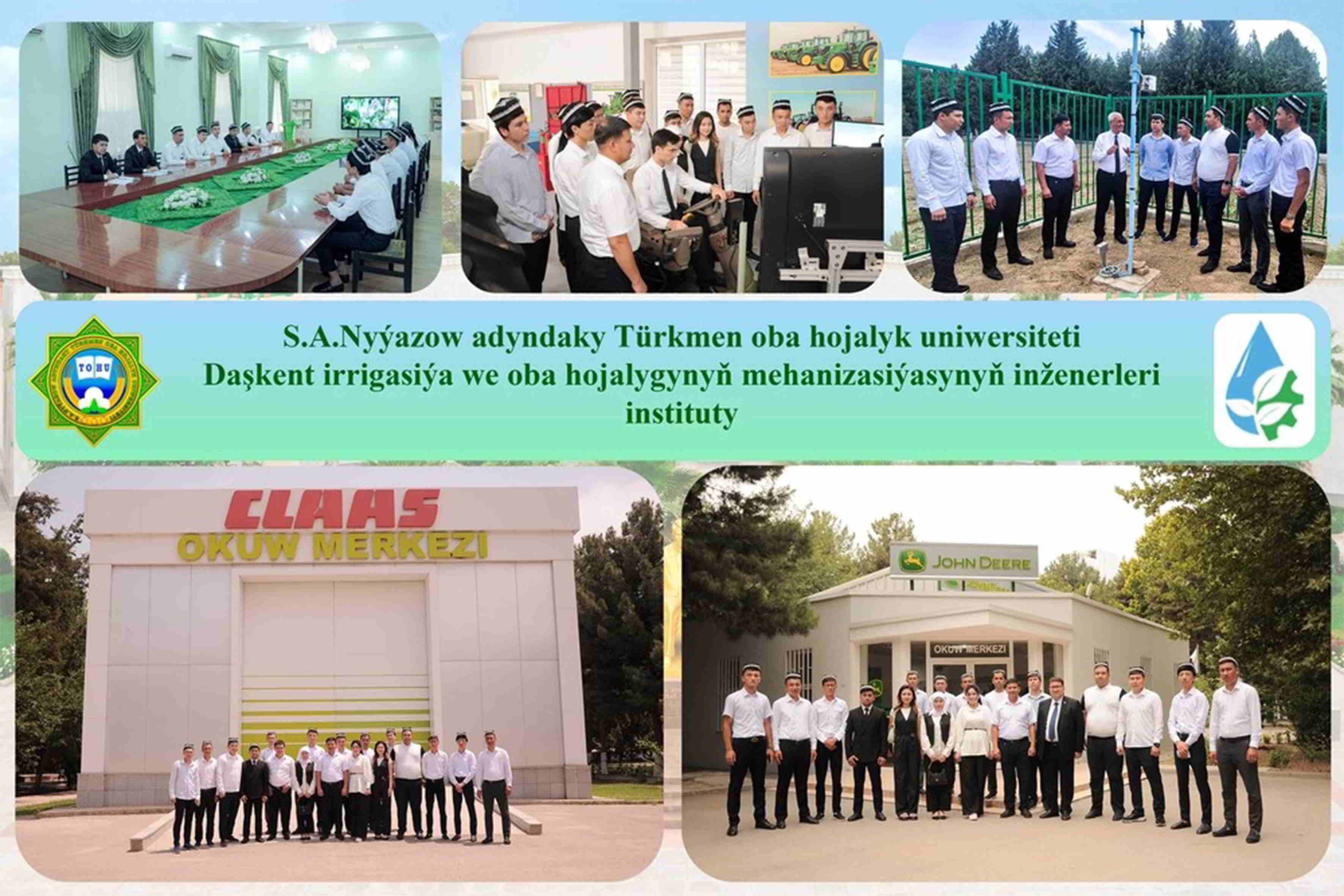 Özbegistanly talyplar türkmen oba hojalyk uniwersitetinde tejribelik geçýärler