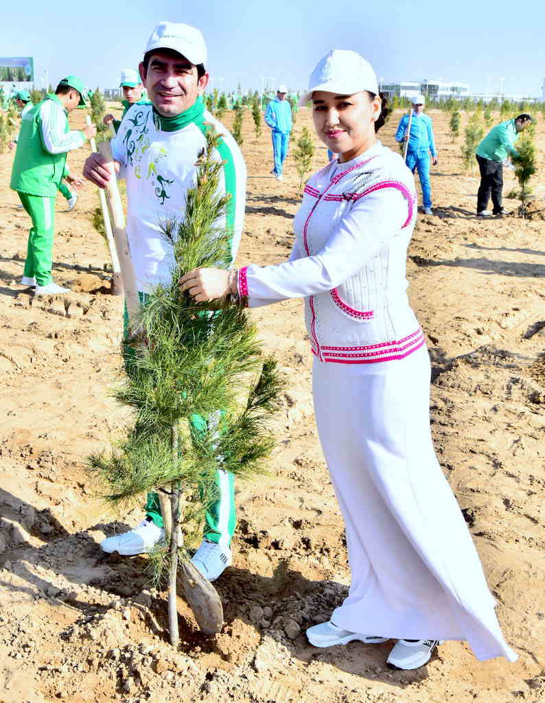 Paýtagtymyzyň demirgazyk künjeginde täze seýilgäh döredilýär