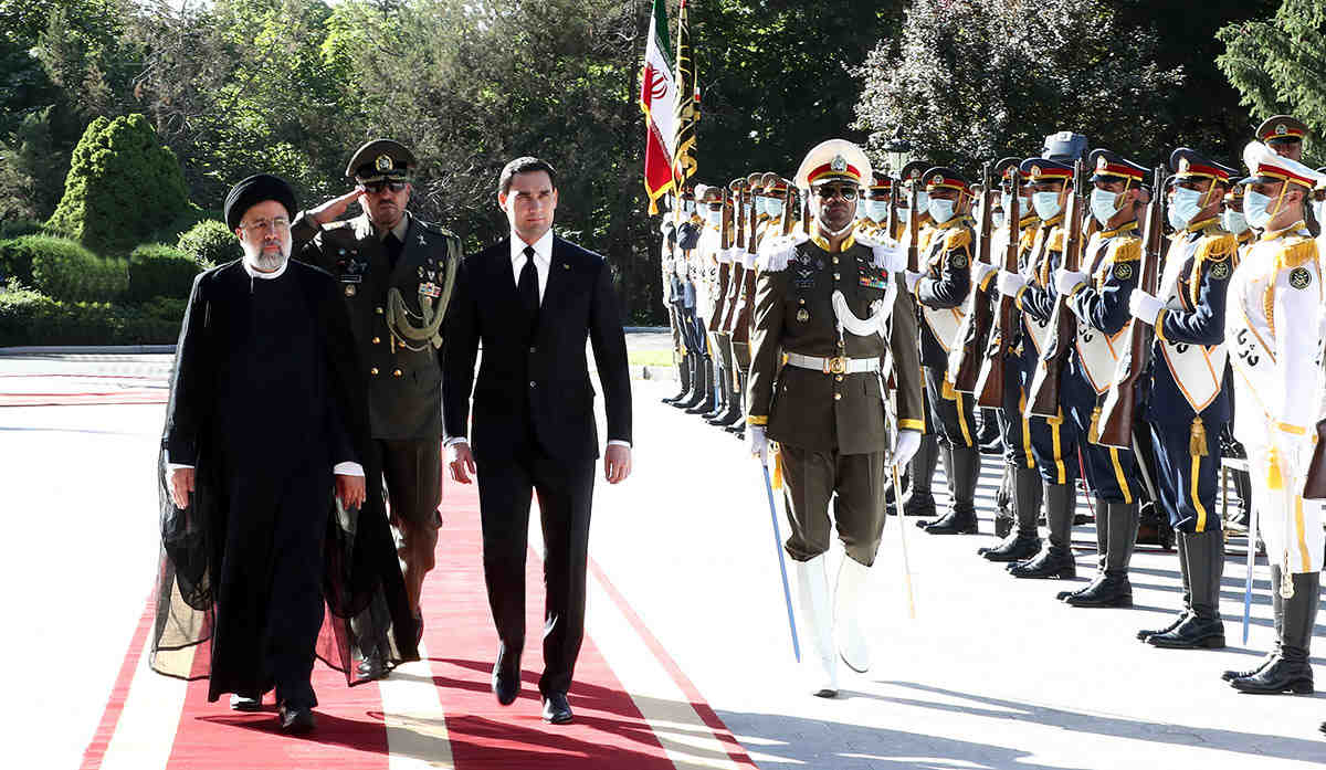 Prezidentler Serdar Berdimuhamedowyň we Seýed Ebrahim Raisiniň arasyndaky gepleşikler