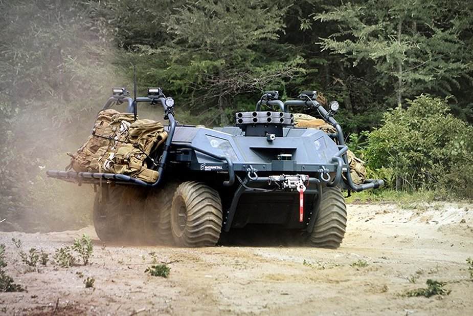 «Rheinmetall» kompaniýasynyň sürüjisiz halas ediji tehnikasy