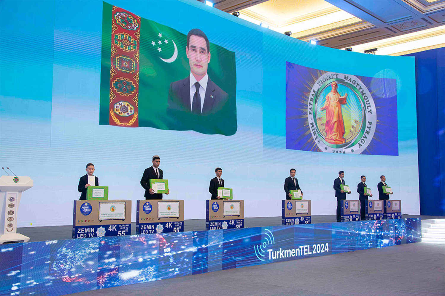 «Sanly çözgüt – 2024» innowasion taslamalar bäsleşiginiň jemi jemlendi