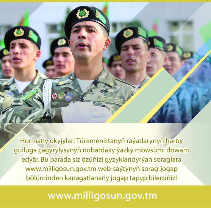 Soragy sizden, jogaby bizden