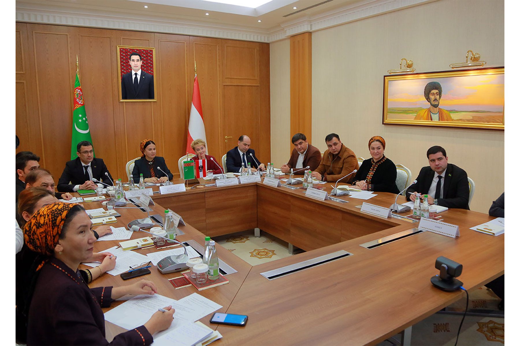 Türkmen-awstriýa dostluk toparynyň mejlisi