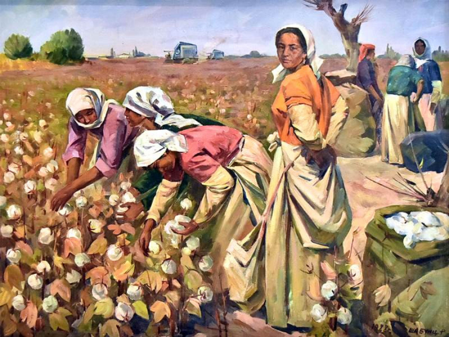 Türkmen suratkeşleriniň eserlerinde hasyl baýramynyň waspy