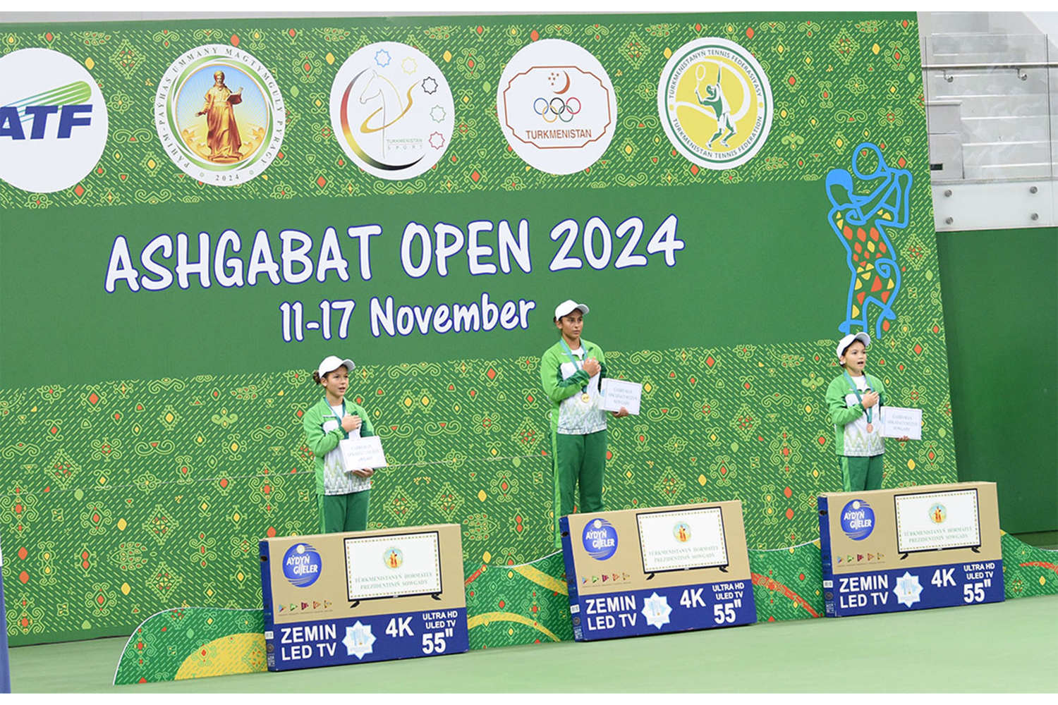 Türkmen tennisçileri – halkara ýaryşyň ýeňijileri