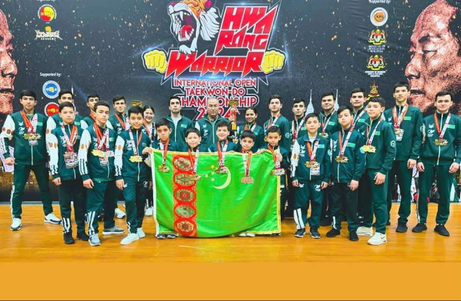 Türkmen türgenleriniň taekwondo boýunça halkara ýaryşdaky üstünligi