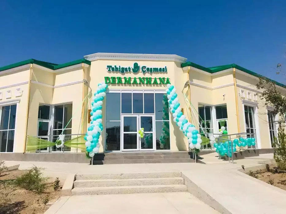 Türkmenbaşy şäherinde täze dermanhana açylyp, ulanmaga berildi