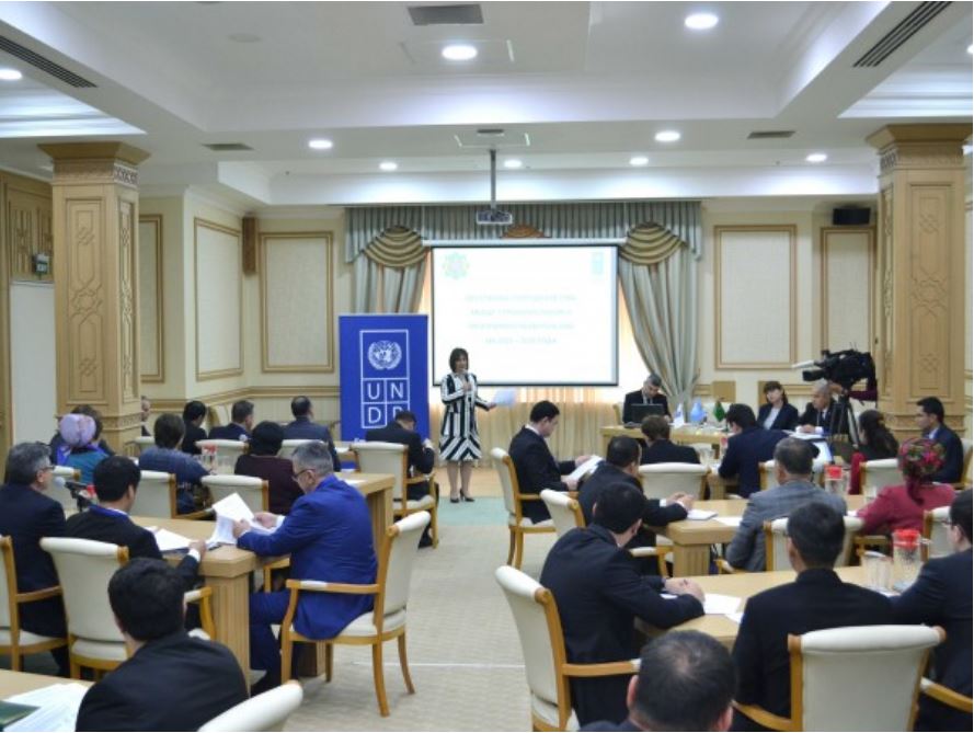 Türkmenistan bilen BMGÖM-niň arasynda hyzmatdaşlygyň Ýurt maksatnamasynyň taslamasy ara alnyp maslahatlaşyldy