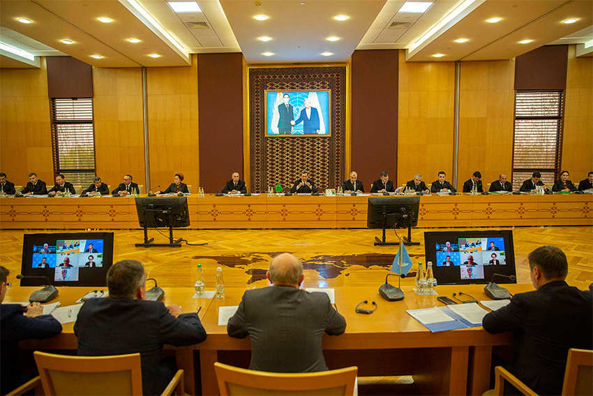 «Türkmenistan – Birleşen Milletler Guramasy» strategik maslahat beriş geňeşiniň mejlisi