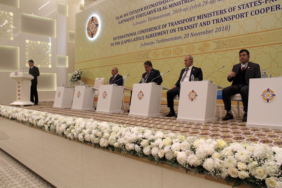 Türkmenistan — halkara ulag-üstaşyr geçelgelerini döretmegiň başyny başlaýjy