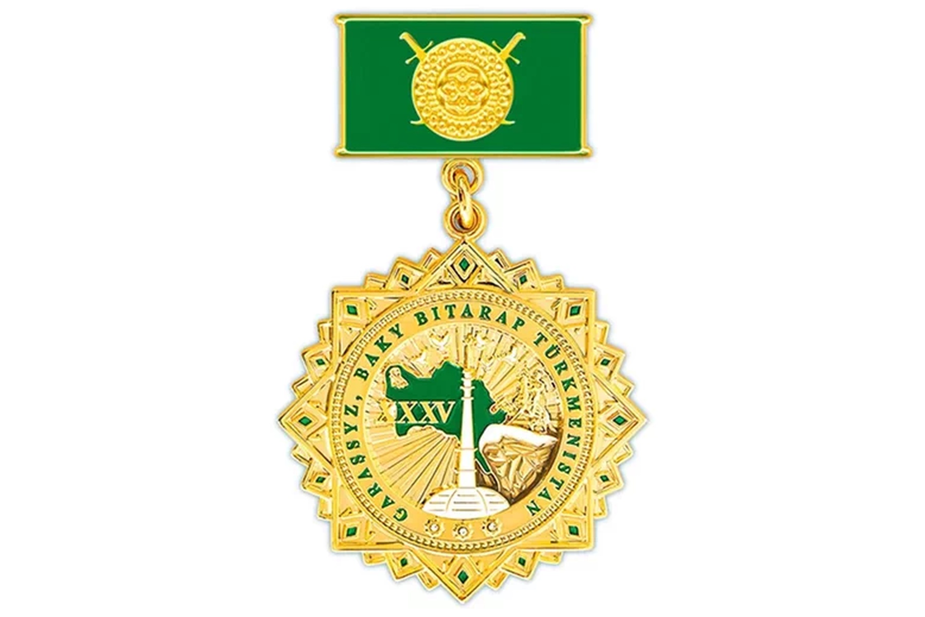 Türkmenistanda harbylar üçin täze ýubileý medal dördildi