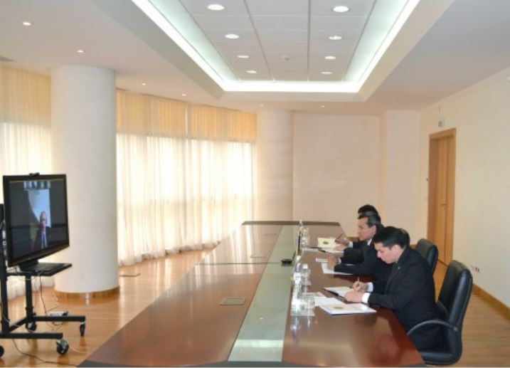 Türkmenistanyň DIM-de ÝB-niň Merkezi Aziýa boýunça ýörite wekili bilen duşuşyk geçirildi