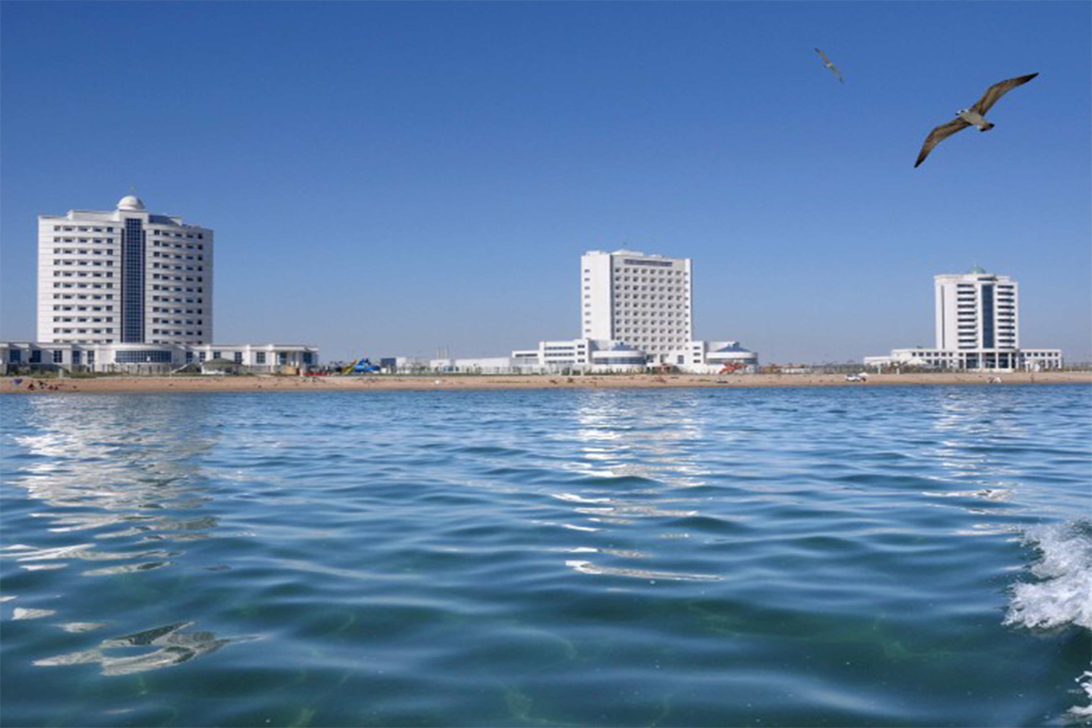 Türkmenistanyň Halk Maslahatynyň Başlygy Awazada iş maslahatyny geçirdi