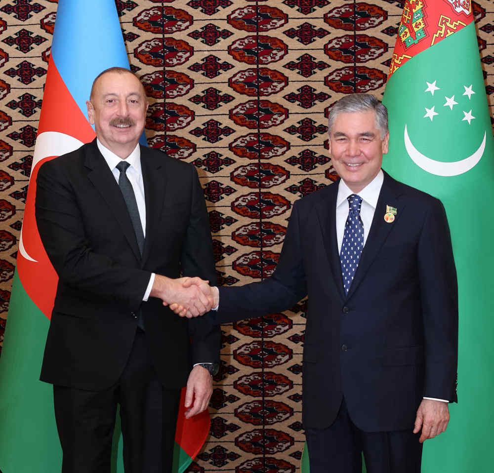 Türkmenistanyň Milli Geňeşiniň Halk Maslahatynyň Başlygynyň Azerbaýjan Respublikasynyň Prezidenti bilen duşuşygy