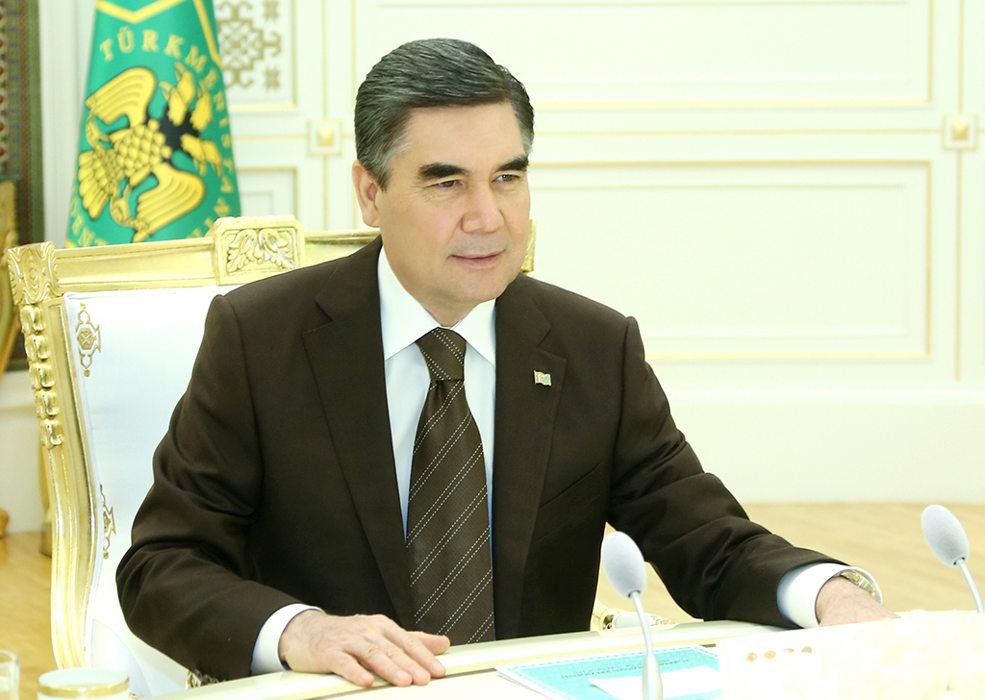 Türkmenistanyň Ministrler Kabinetiniň mejlisi