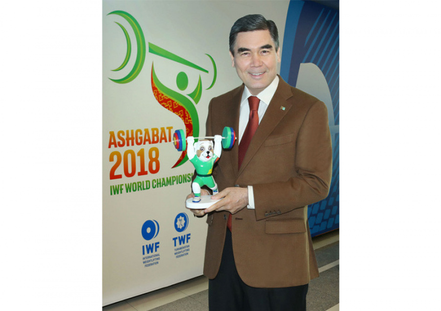 Türkmenistanyň Prezidenti agyr atletika boýunça dünýä çempionatyna taýýarlyk işleriniň barşy bilen tanyşdy