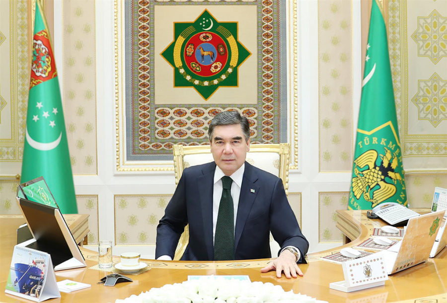 Türkmenistanyň Prezidenti göni aragatnaşyk arkaly nobatdaky wideoşekilli iş maslahatyny geçirdi