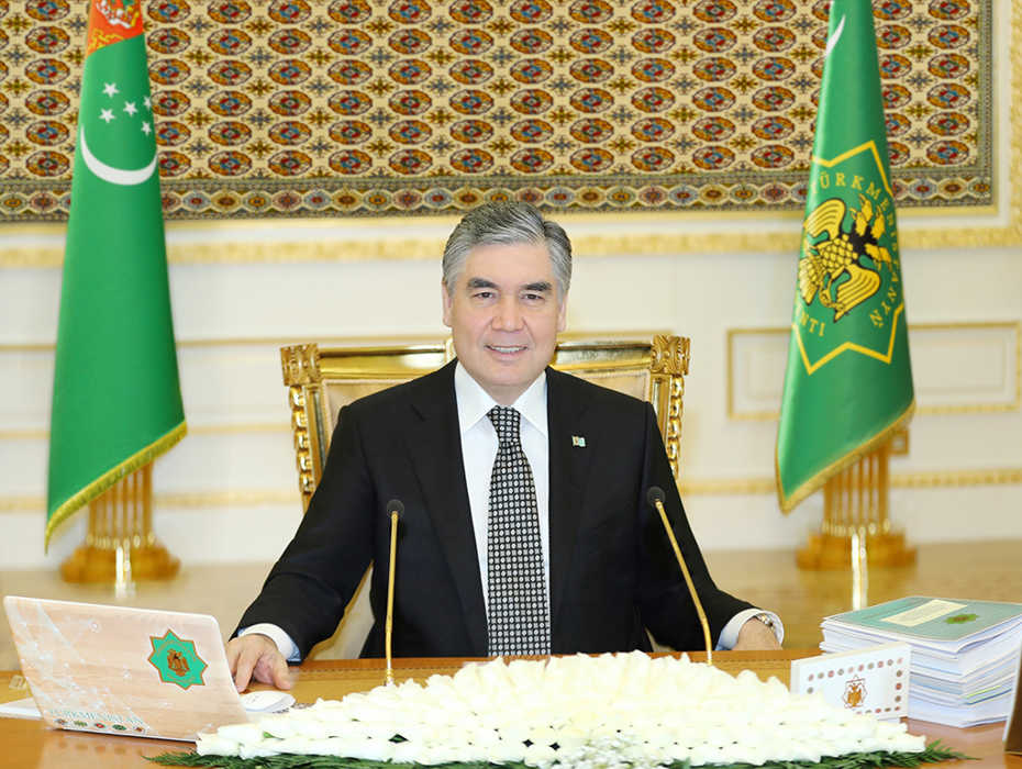 Türkmenistanyň Prezidenti Gurbanguly Berdimuhamedowyň Ministrler Kabinetiniň giňişleýin mejlisinde eden çykyşy