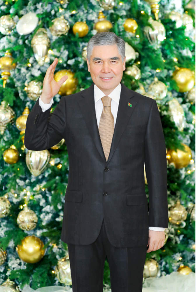 Türkmenistanyň Prezidenti Gurbanguly Berdimuhamedowyň türkmen halkyna täze ýyl gutlagy