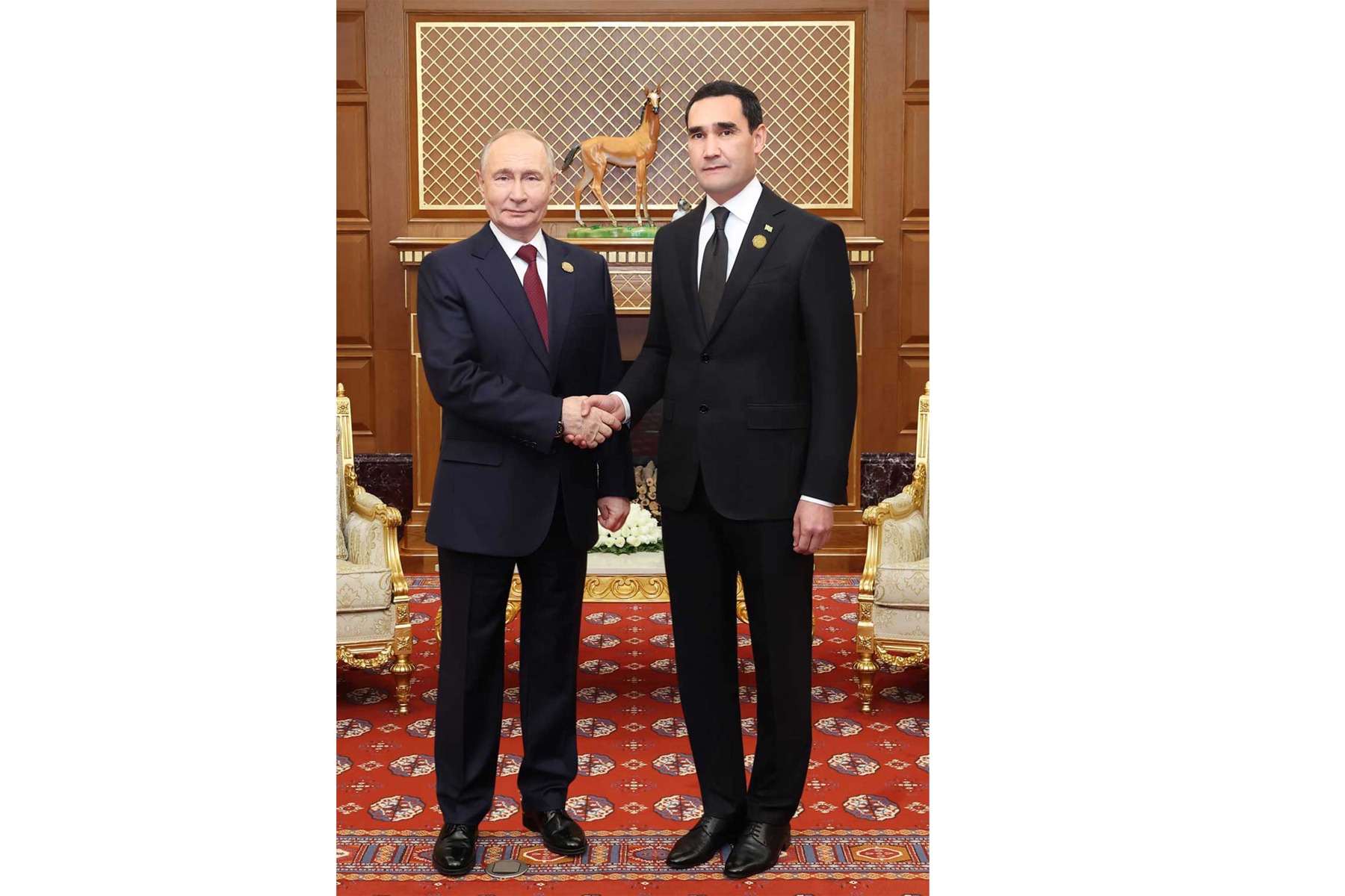 Türkmenistanyň Prezidenti Russiýa Federasiýasynyň Prezidenti bilen duşuşdy