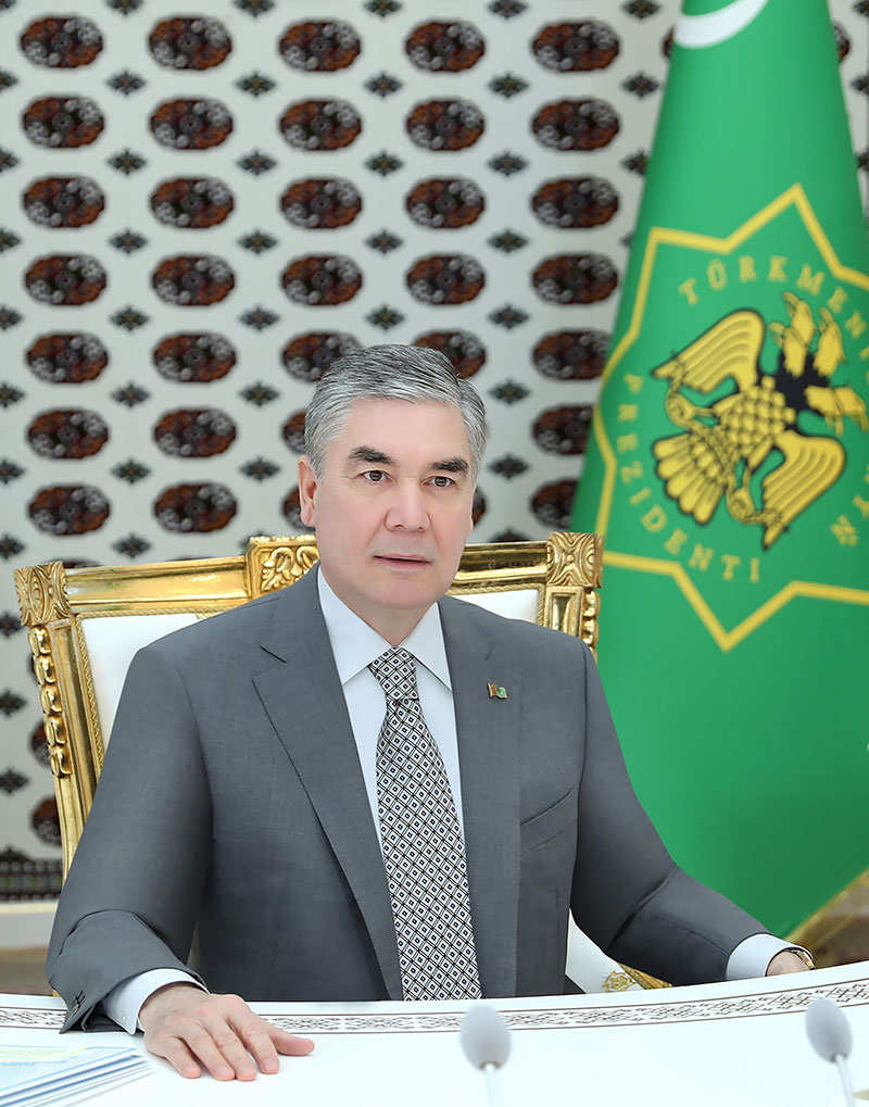Türkmenistanyň Prezidenti sanly ulgam arkaly iş maslahatyny geçirdi