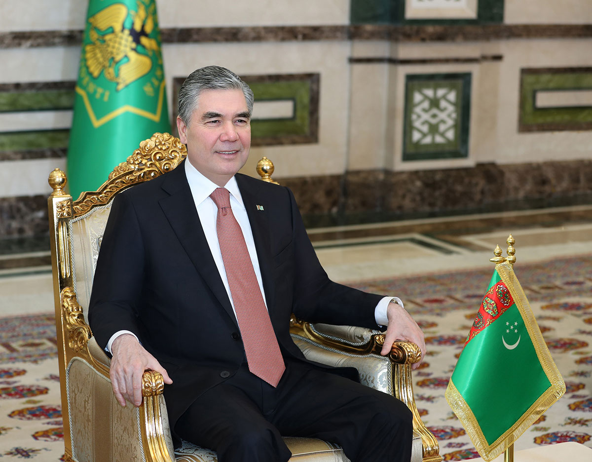 Türkmenistanyň Prezidenti Türkiýäniň Adatdan daşary we Doly ygtyýarly ilçisini kabul etdi