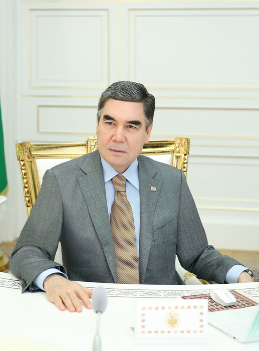 Türkmenistanyň Prezidenti wideoşekilli iş maslahatyny geçirdi
