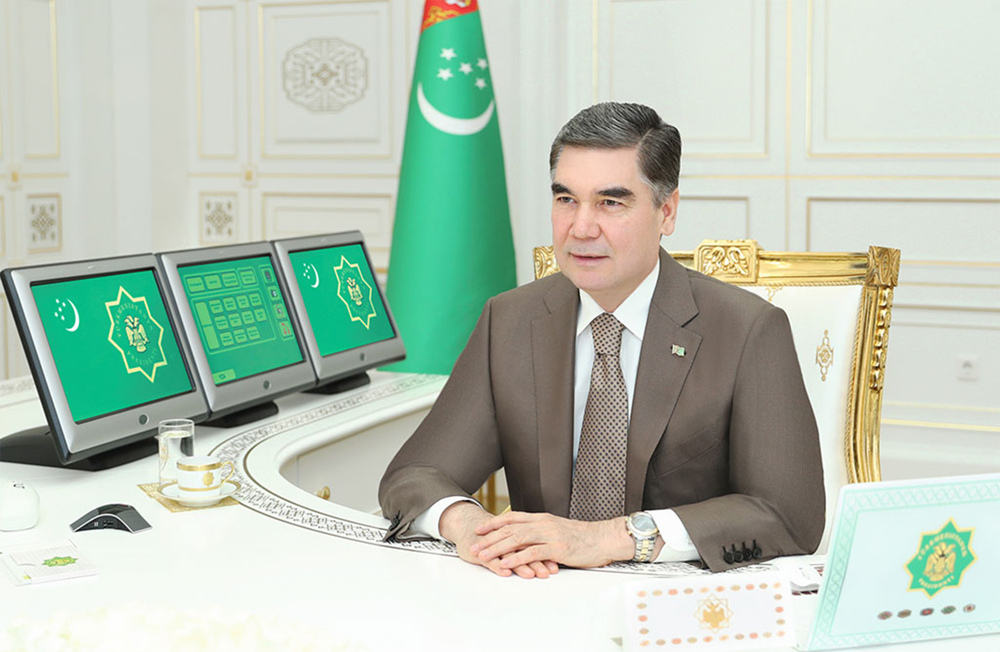 Türkmenistanyň Prezidenti wideoşekilli iş maslahatyny geçirdi