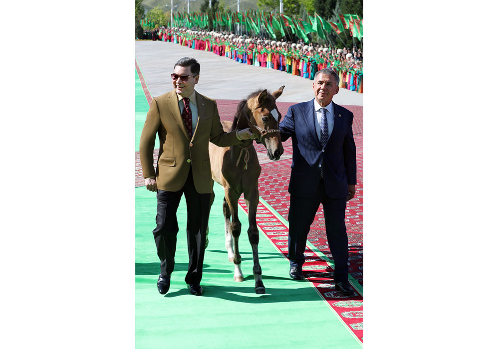 Türkmenistanyň Prezidentiniň hem-de Russiýa Federasiýasynyň Tatarystan Respublikasynyň Prezidentiniň duşuşygy