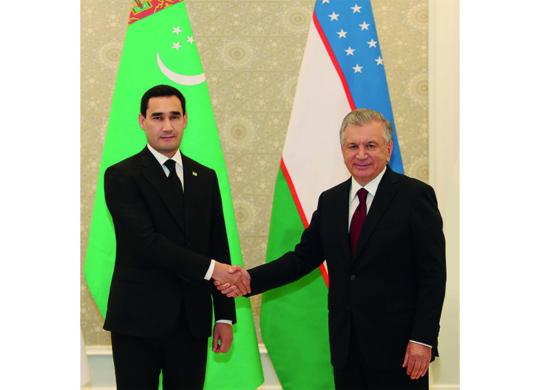 Türkmenistanyň Prezidentiniň Özbegistan Respublikasynyň Prezidenti bilen duşuşygy