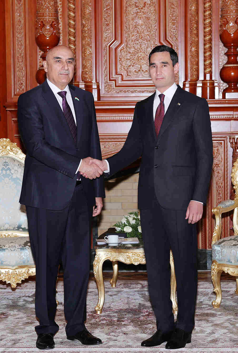 Türkmenistanyň Prezidentiniň Täjigistan Respublikasynyň Oli Majlisiniň Namoýandagon Majlisiniň Başlygy bilen duşuşygy