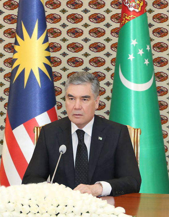 Türkmenistanyň Prezidentiniň we Malaýziýanyň Premýer-ministriniň arasynda gepleşikler geçirildi
