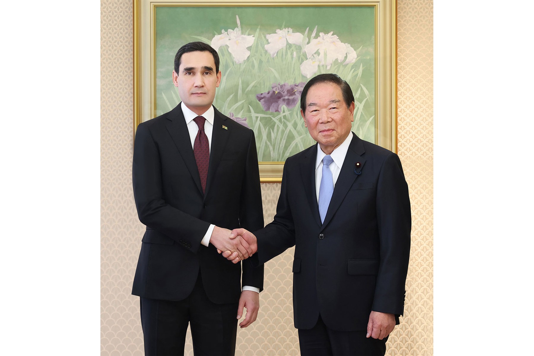 Türkmenistanyň Prezidentiniň Ýaponiýanyň Parlamentiniň Wekiller palatasynyň Başlygy bilen duşuşygy