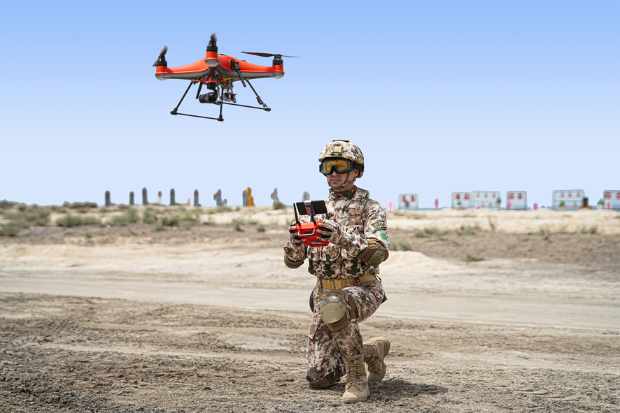 Uçarmansyz uçuş enjamlarynyň çäksiz mümkinçilikleri