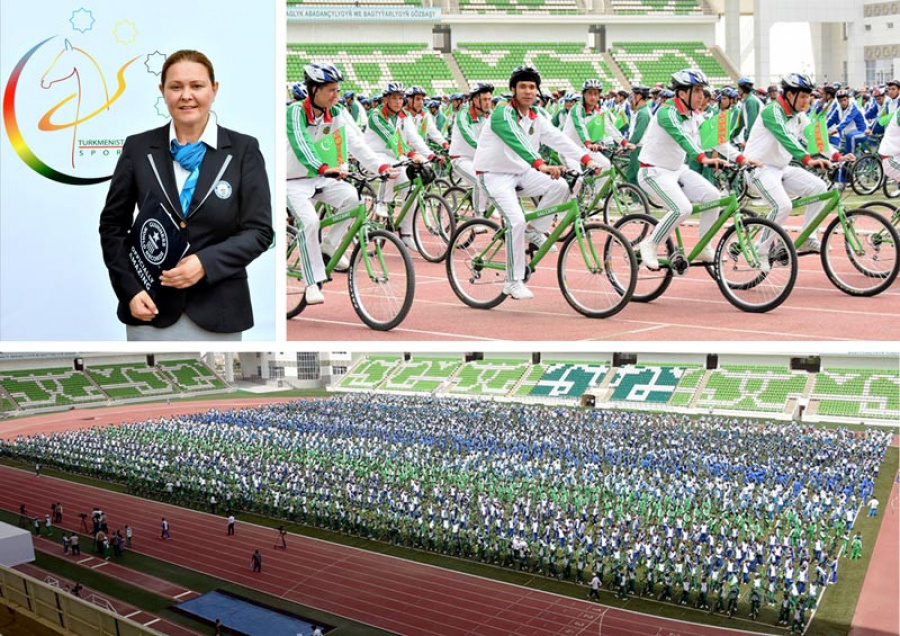 Welosiped sportuny wagyz etmekde Türkmenistanyň tejribesi Ginnesiň rekordlar kitabynda
